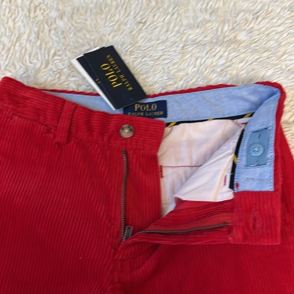 NWT Polo Ralph Lauren Straight Fit Corduroy Pants for boys size 10